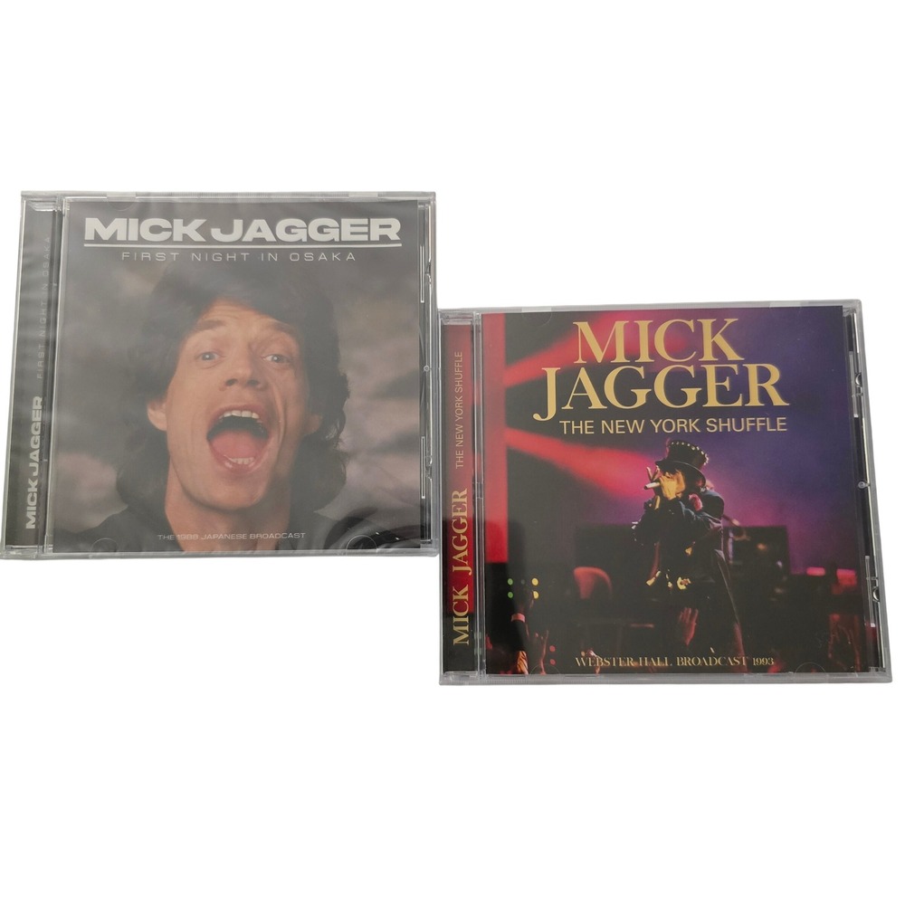 Mick Jagger Live CD Lot First Night Osaka New York Shuffle ICON085 ICON086
